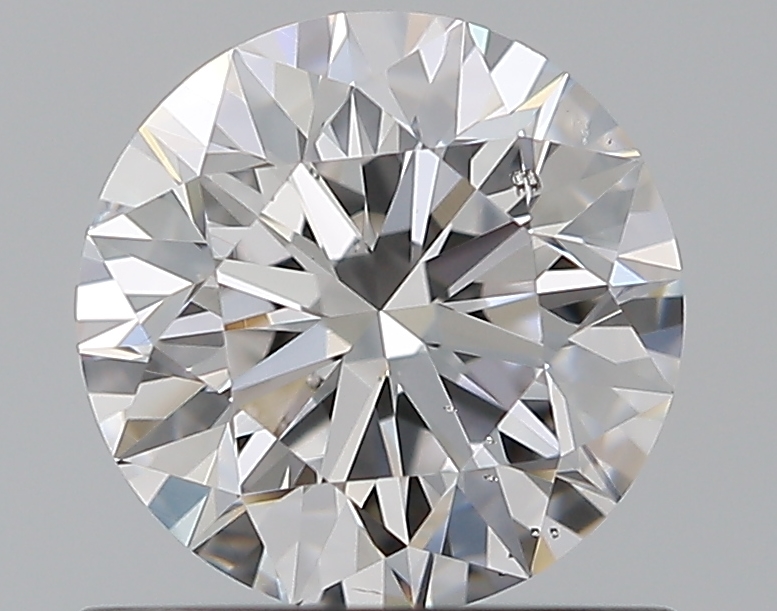 0.81 CaratD-SI1 EX Cut Round Diamond