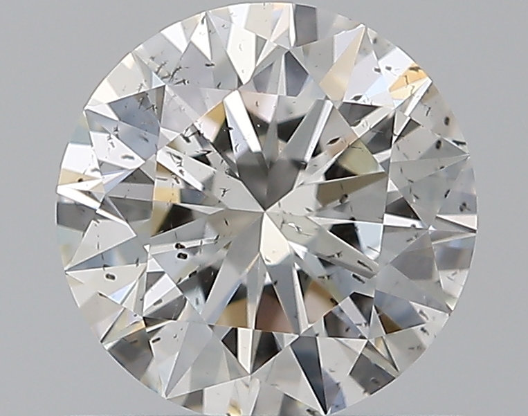 0.8 CaratH-SI2 EX Cut Round Diamond