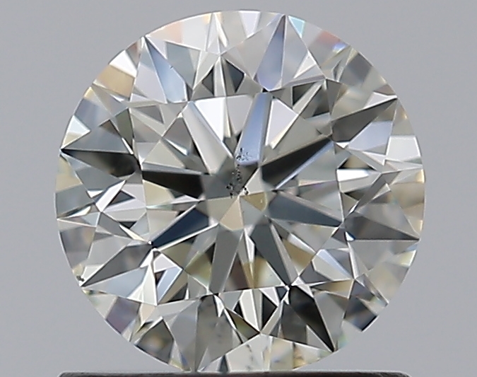0.92 CaratK-SI1 EX Cut Round Diamond