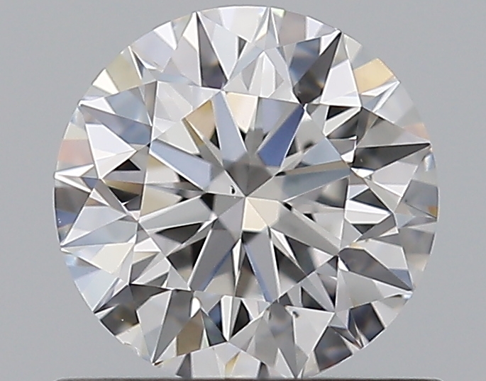 0.73 CaratD-VS2 EX Cut Round Diamond