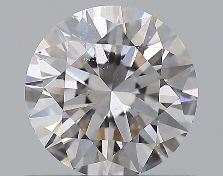 0.65 CaratE-SI2 EX Cut Round Diamond