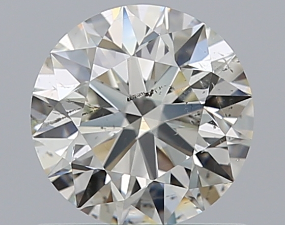 0.91 CaratK-SI2 EX Cut Round Diamond