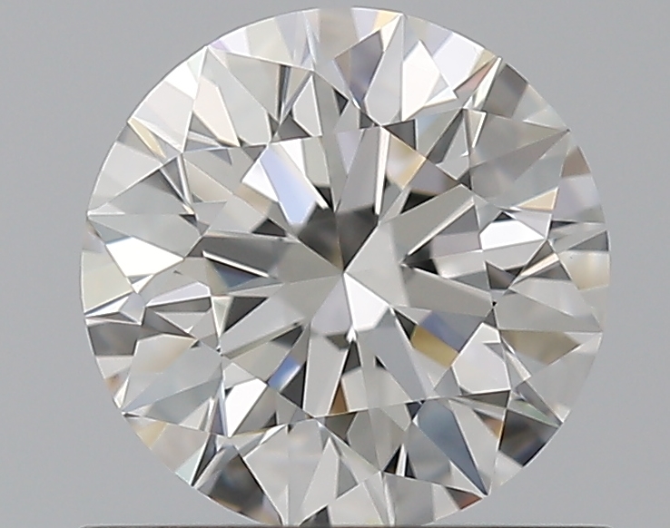 0.75 CaratG-VVS2 EX Cut Round Diamond
