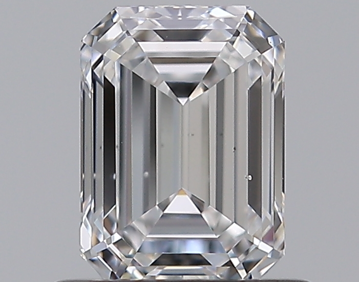 0.72 CaratD-VS2 - Cut Emerald Diamond