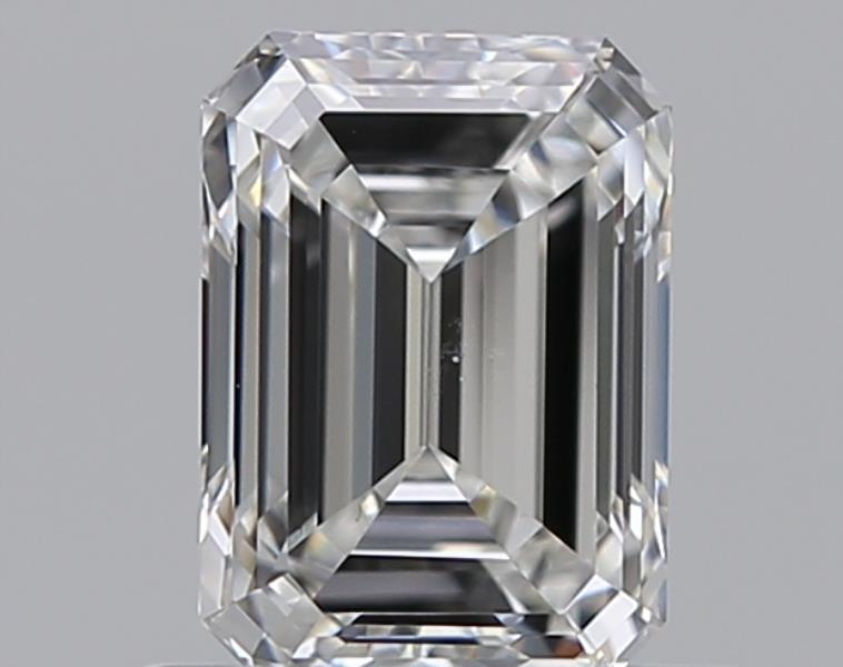 0.59 CaratF-VS1 - Cut Emerald Diamond