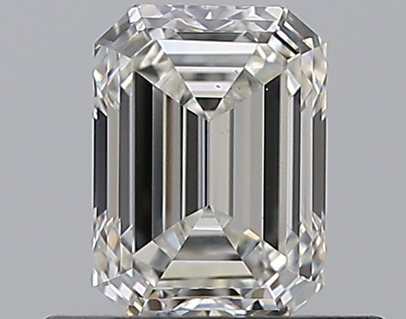 0.59 CaratI-VS2 - Cut Emerald Diamond