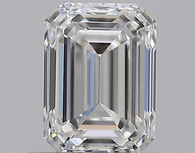 0.65 CaratE-VS1 - Cut Emerald Diamond