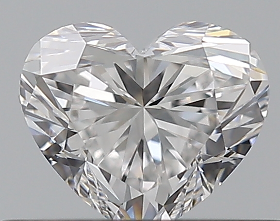 0.42 CaratD-VVS2 - Cut Heart Diamond