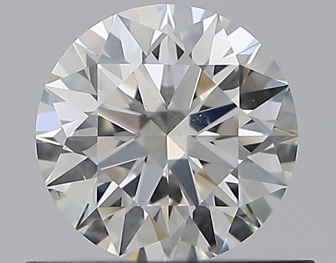 0.55 CaratJ-SI1 EX Cut Round Diamond