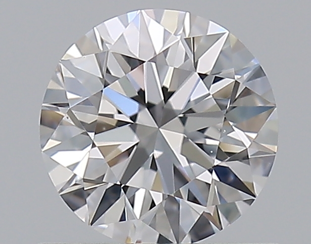 0.7 CaratD-VS2 EX Cut Round Diamond