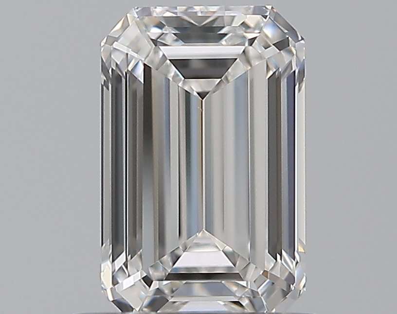 0.71 CaratE-VS1 - Cut Emerald Diamond