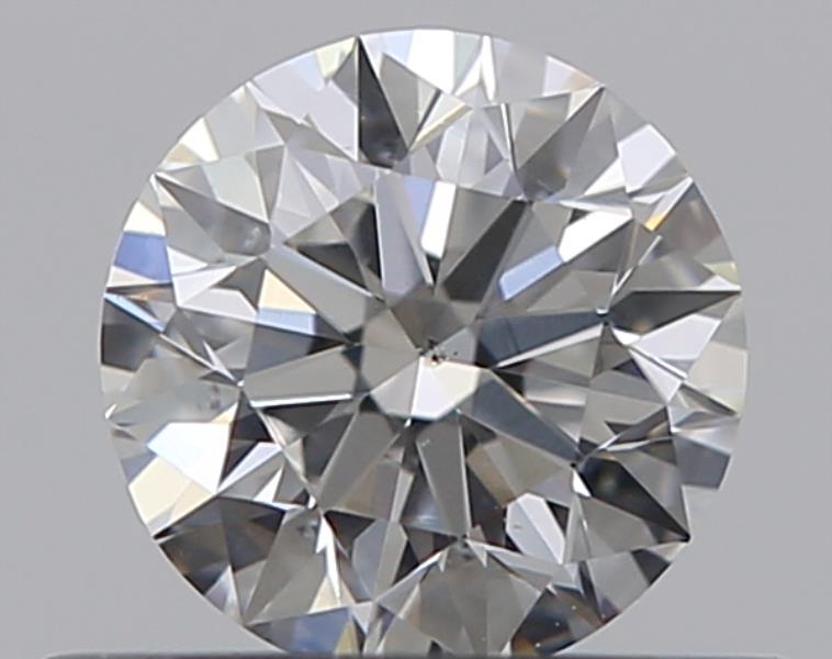 0.37 CaratG-SI1 EX Cut Round Diamond