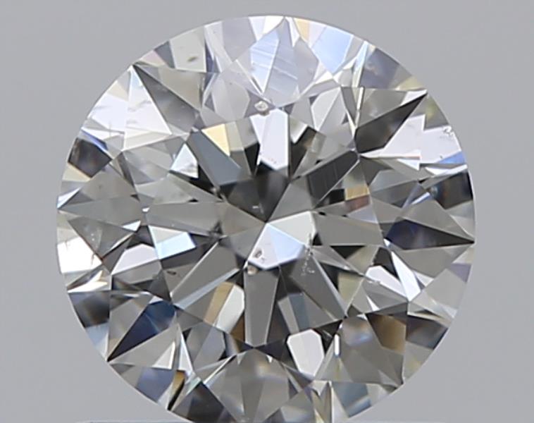 0.75 CaratG-SI2 EX Cut Round Diamond