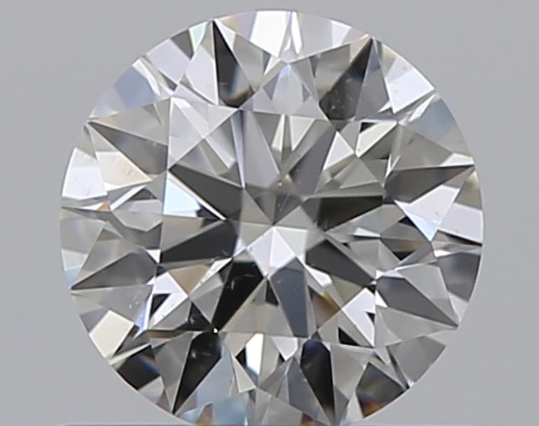 0.53 CaratI-SI1 EX Cut Round Diamond