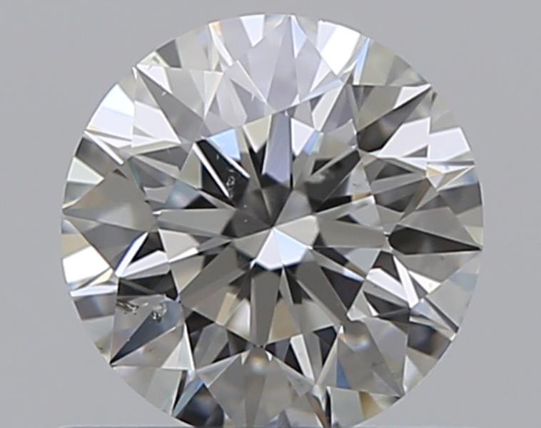 0.53 CaratH-SI2 EX Cut Round Diamond
