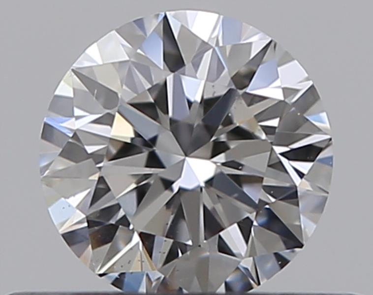 0.32 CaratD-SI1 EX Cut Round Diamond