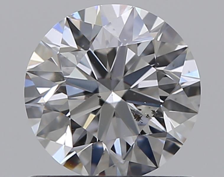 0.72 CaratE-SI2 EX Cut Round Diamond