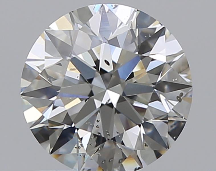 0.9 CaratJ-SI2 EX Cut Round Diamond