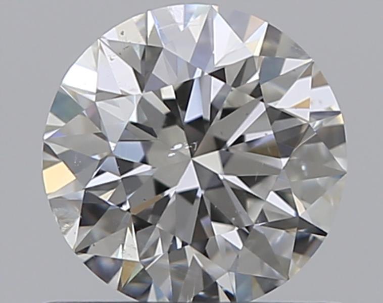 0.59 CaratH-SI2 EX Cut Round Diamond