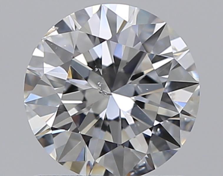 0.8 CaratF-SI2 EX Cut Round Diamond
