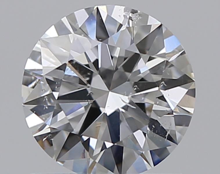 0.71 CaratF-SI2 EX Cut Round Diamond