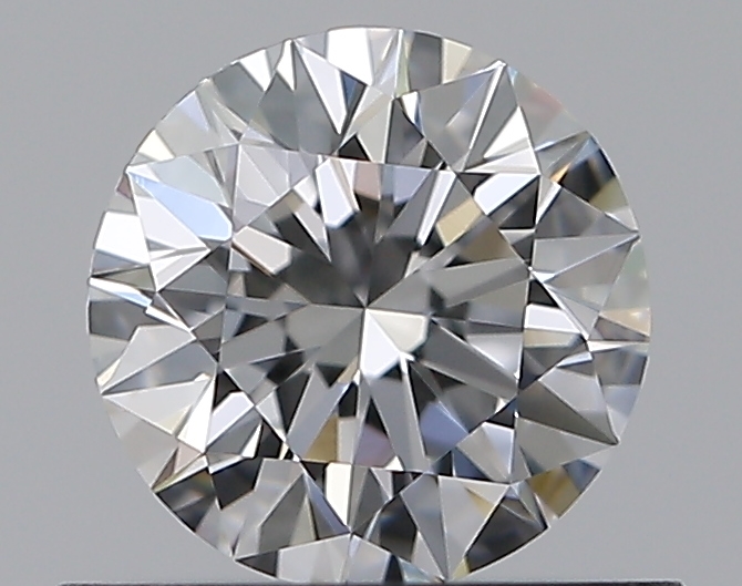 0.55 CaratE-VVS1 EX Cut Round Diamond