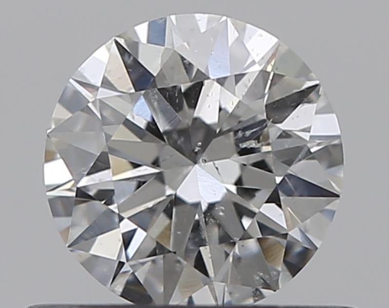 0.42 CaratF-SI2 EX Cut Round Diamond