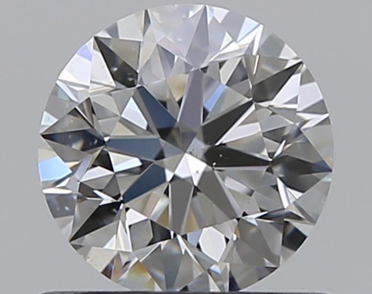 0.62 CaratF-SI1 EX Cut Round Diamond