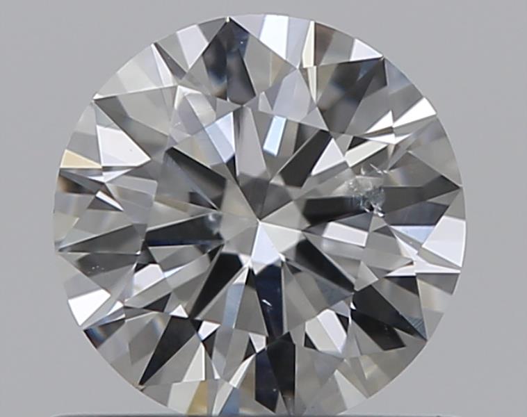 0.55 CaratF-SI2 EX Cut Round Diamond