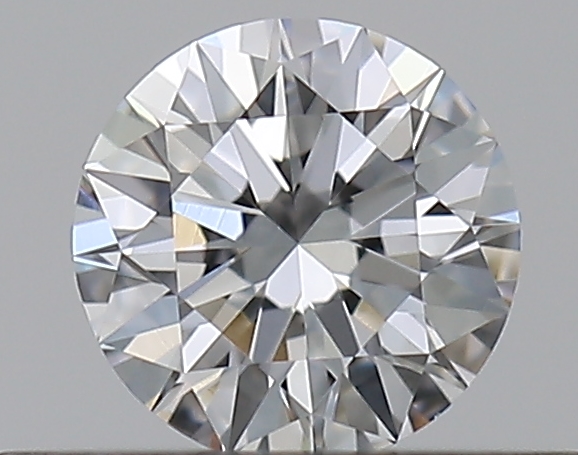 0.3 CaratF-VVS2 EX Cut Round Diamond