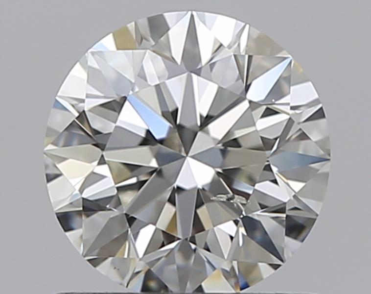 0.73 CaratJ-SI2 EX Cut Round Diamond