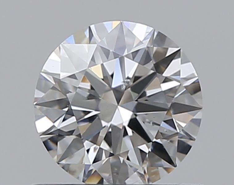 0.52 CaratF-SI2 EX Cut Round Diamond