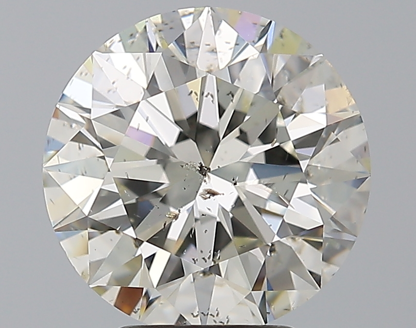4.01 CaratI-SI2 EX Cut Round Diamond
