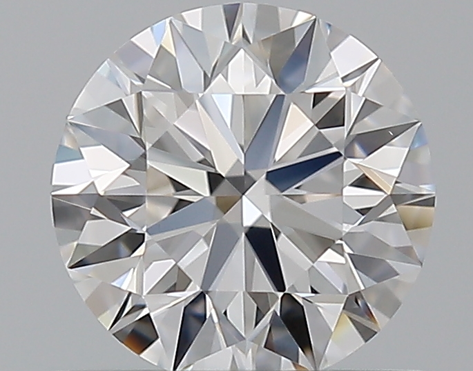 0.65 CaratD-VVS2 EX Cut Round Diamond