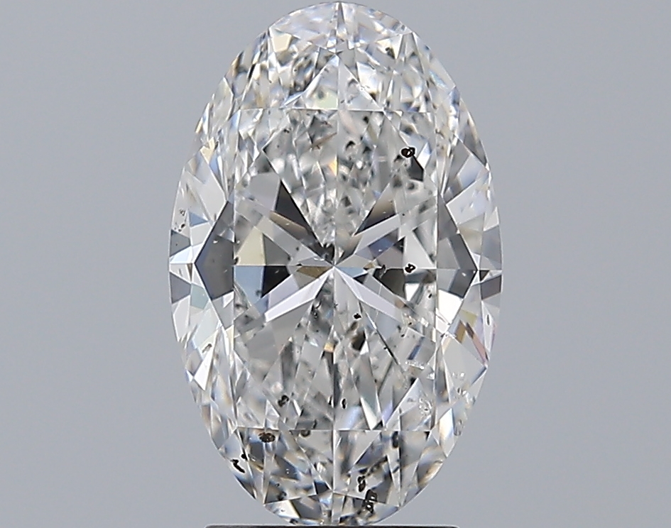 3 CaratD-SI2 - Cut Oval Diamond