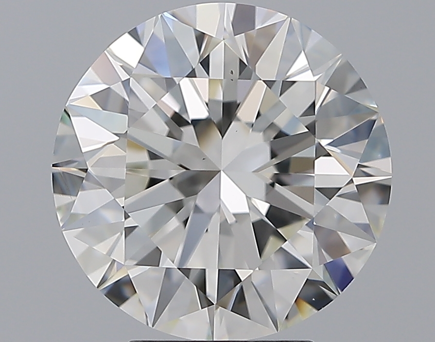 5.01 CaratH-VS2 EX Cut Round Diamond