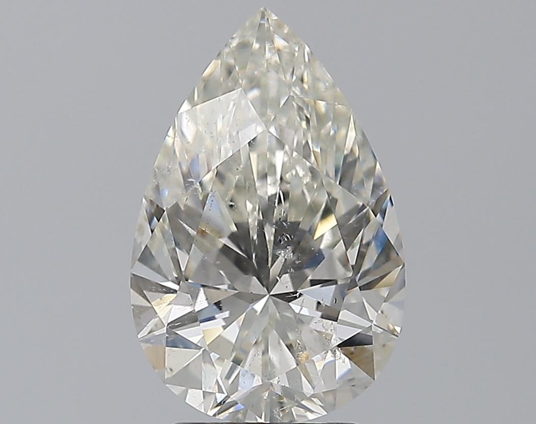 3.01 CaratJ-SI2 - Cut Pear Diamond
