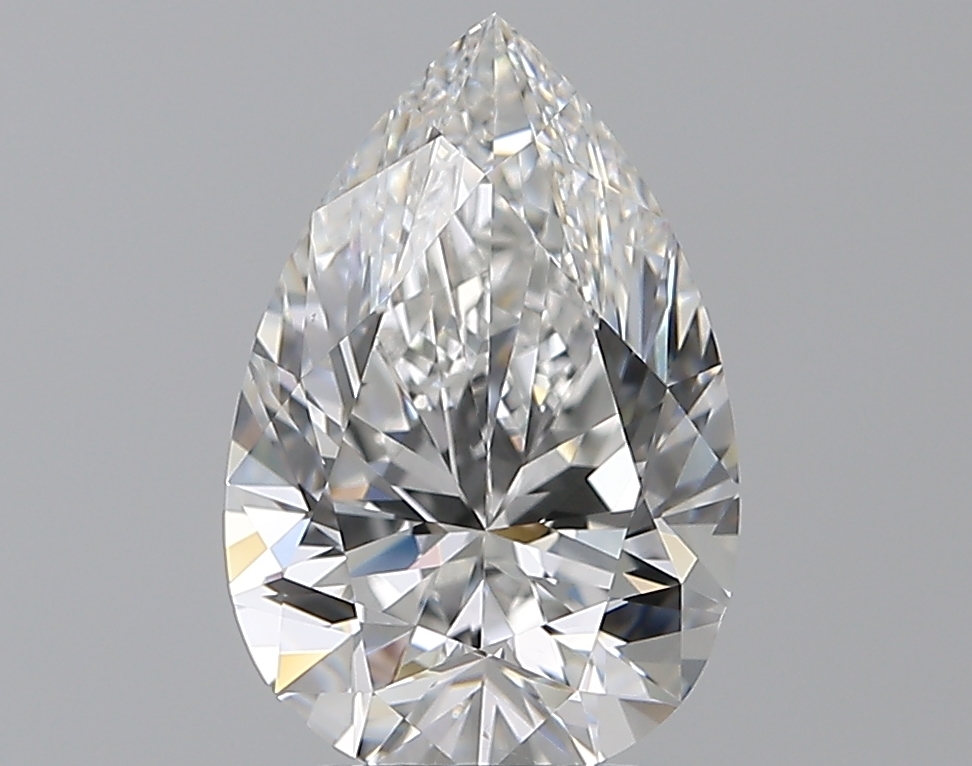 3 CaratE-VS2 - Cut Pear Diamond