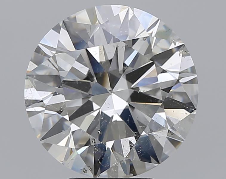 5.01 CaratH-SI2 EX Cut Round Diamond
