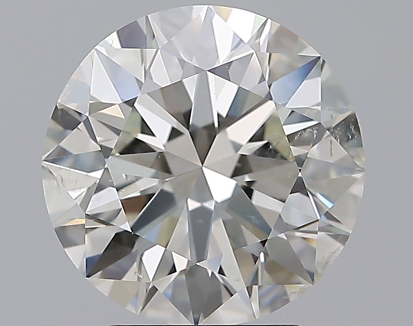 3.5 CaratJ-SI2 EX Cut Round Diamond