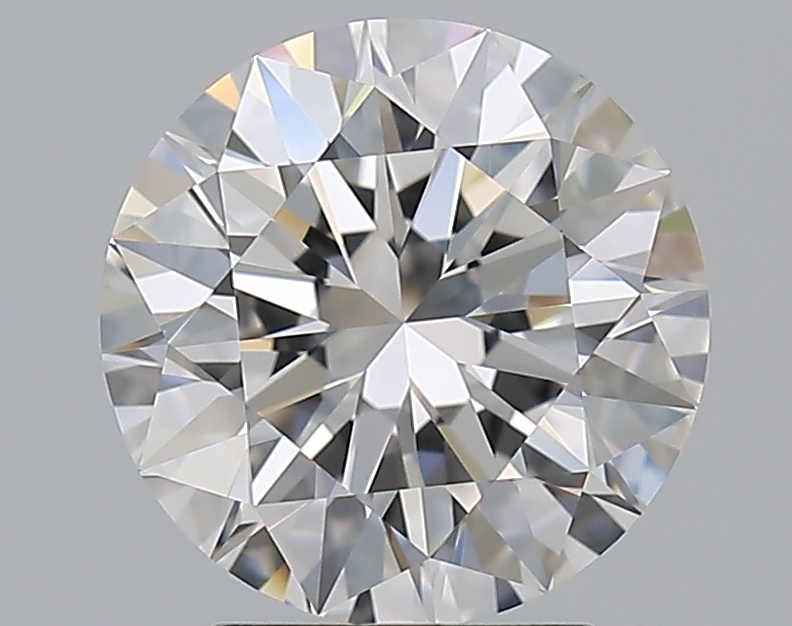 3.01 CaratF-IF EX Cut Round Diamond