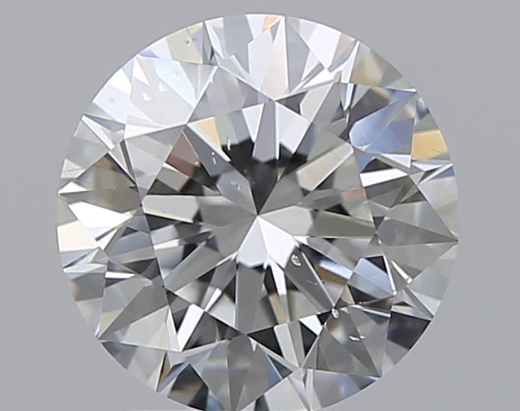 2 CaratF-SI1 EX Cut Round Diamond