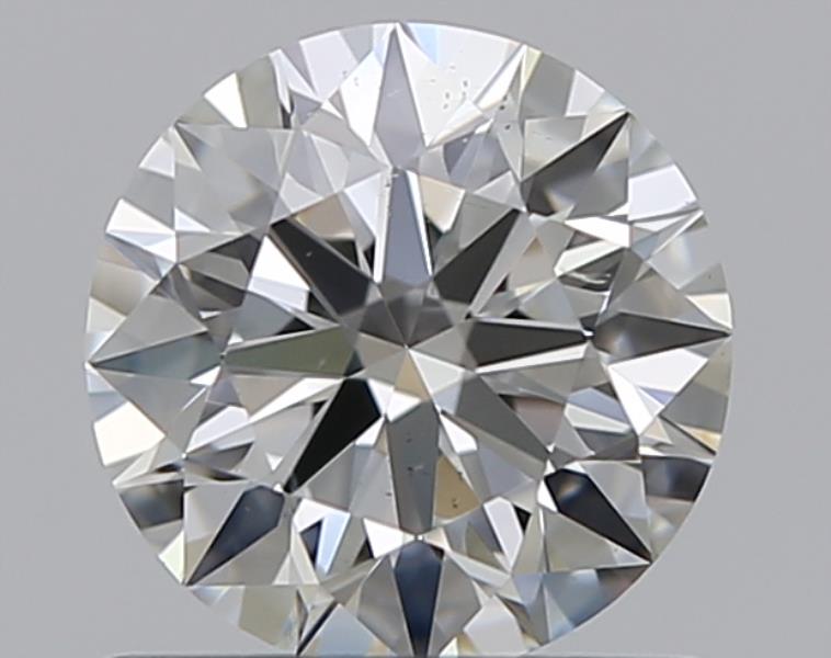 0.72 CaratI-SI1 EX Cut Round Diamond