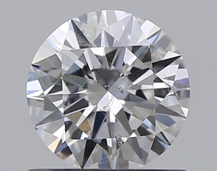 0.59 CaratE-SI2 EX Cut Round Diamond