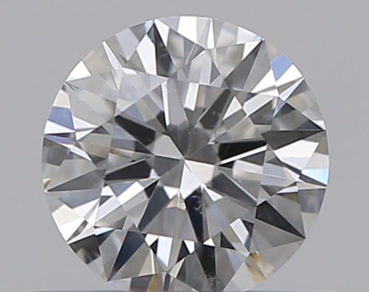 0.37 CaratF-SI1 EX Cut Round Diamond