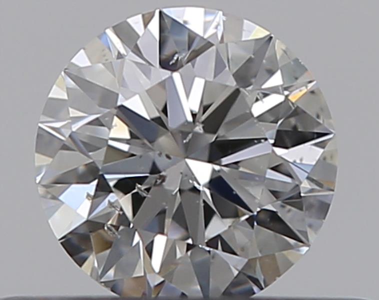 0.3 CaratF-SI2 EX Cut Round Diamond