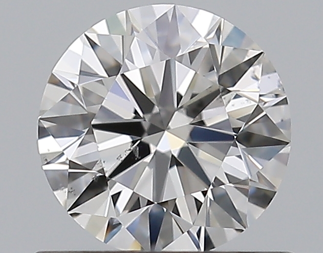 0.71 CaratF-SI2 EX Cut Round Diamond