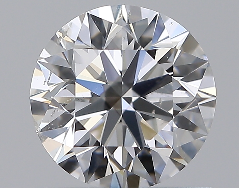 0.9 CaratF-SI2 EX Cut Round Diamond