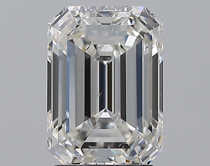 2 CaratG-SI1 - Cut Emerald Diamond