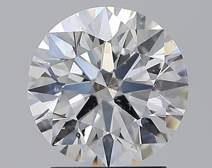 2.01 CaratE-SI2 EX Cut Round Diamond
